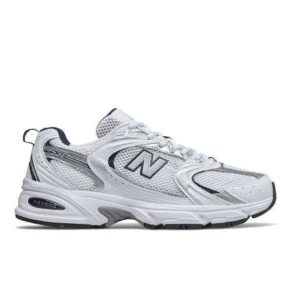 New Balance 530 SG λευκά μπλε unisex sneakers με ABZORB σόλα