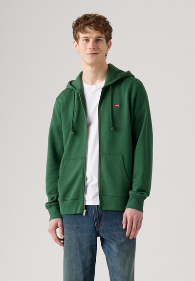 Φούτερ με Φερμουάρ Levi’s Original Zip Up Hoodie Πράσινο