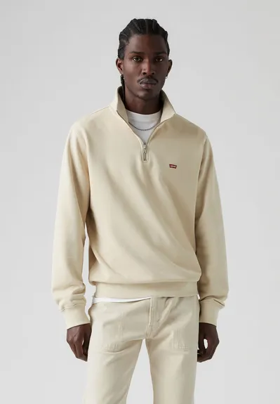 Half Zip Φούτερ Levi’s Original Housemark Μπεζ
