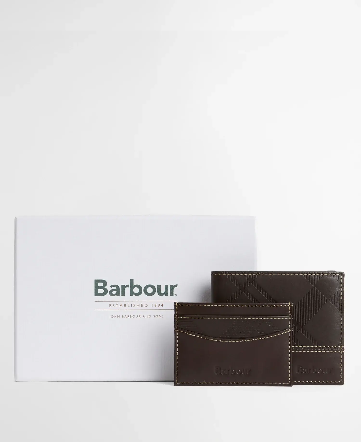 Barbour Tyneside Leather Wallet Set